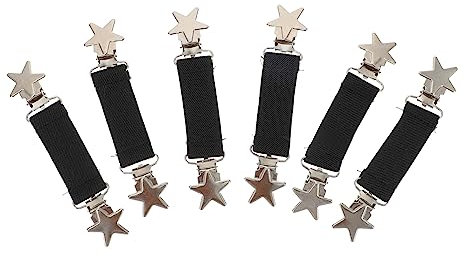 Holibanna Pinces À Moufles Élastiques Pour Garçons Filles Noirs Pinces Pour Pour Garçons Filles Pince Élastique Pour Châle