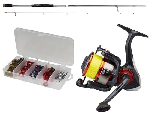 Savage Gear SG2 Allround Combo 2,21m 7-23g Spinnrute + Rolle inkl. geflochtener Schnur + Kunstköder