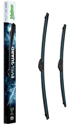 VALEO EVERGUARD - VSK6 - Juego de escobillas limpiaparabrisas planas de silicona de larga duración X2- Longitudes: 600mm/400mm - Delanteras - Juego de 2 unidades - 566022