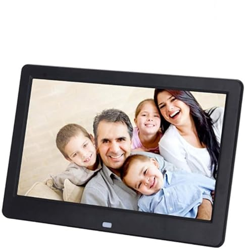 Cornice per Foto Digitale da 10,1 Pollici, 1024 Volte; 600 Display IPS Full IPS ad Alta risoluzione per Foto/Musica/Lettore Video, Lettore multimediale pubblicitario con Calendario/Funzione di