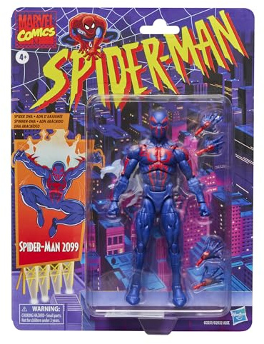 Hasbro Marvel Legends Series, Spider-Man 2099, action figure collezionabile vintage ispirata ai fumetti, da 15 cm