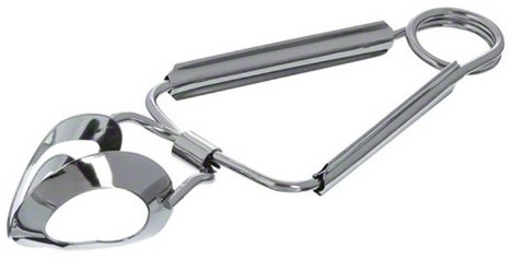 American Metalcraft SNT612 Stainless Steel 6.5 Snail Escargot Tongs, Satin Finish
