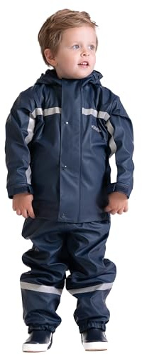 BMS Regenjacke mit Fleece gefüttert