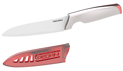 Pedrini Couteau à lame, céramique, blanc lama 13 cm Bianco