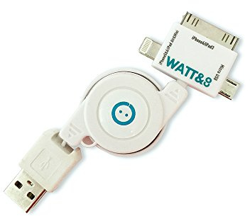 Watt And Co ca-USB-Tri-b Adattatore/convertitore di Genere Nero