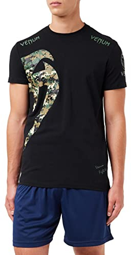 Venum Giant Camiseta, Hombre, Negro/Camuflaje, S