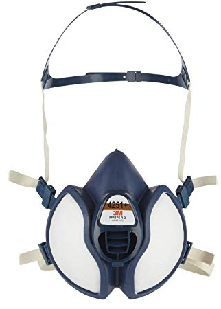 3M 7100113098 Semimaschera Senza Manutenzione 4251+, con Filtri FFA1P2 R D