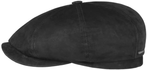 Stetson Herren Goat Wildleder-Hatteras-Mütze Marine