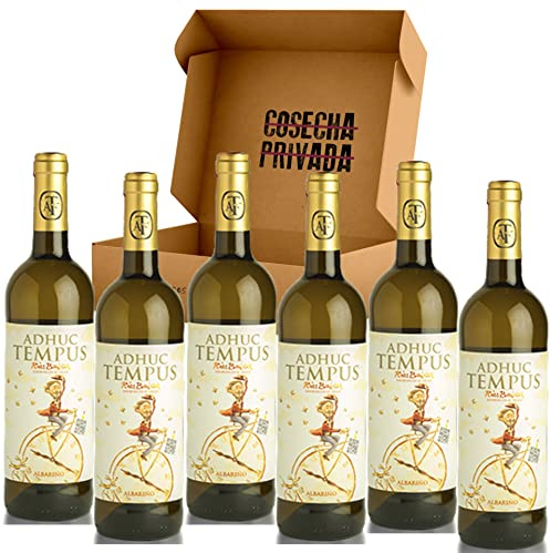 Adhuc Tempus Albariño - Envío24 H - 6 Botellas - Rias Baixas - Caja Regalo Vino - Seleccionado y enviado por Cosecha Privada
