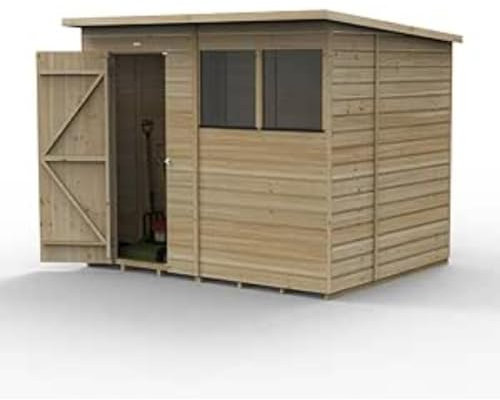 Forest Garden Beckwood 8x6 Pent Shed - 2 Windows -