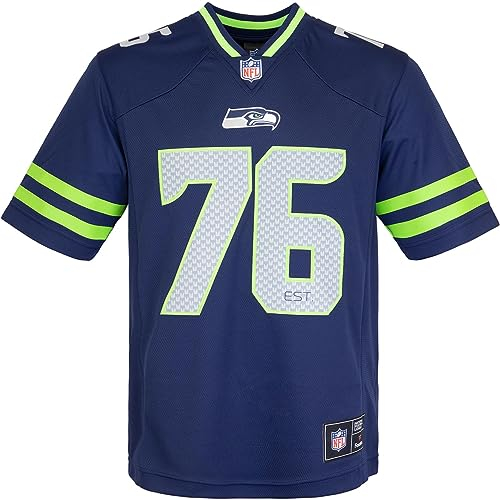 Fanatics Foundation NFL Team Jersey Trikot (DE/NL/SE/PL, Alphanumerisch, L, Regular, Regular, Seattle Seahawks)