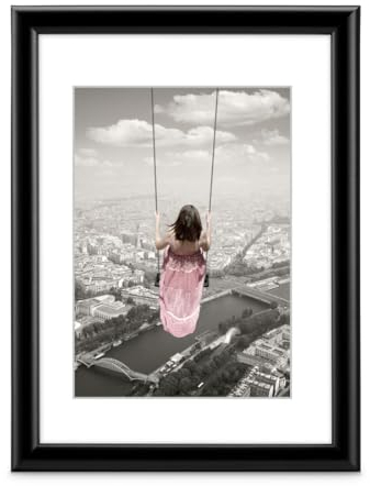 Hama Cadre photo en plastique Swing, noir, 20 x 30 cm