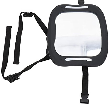 360 Grad Drehbarer, Breiter, Klarer Sicht-Rückspiegel für Kleinkinder mit LED-Licht, Baby-Autospiegel für das Auto, Zubehör für Babys