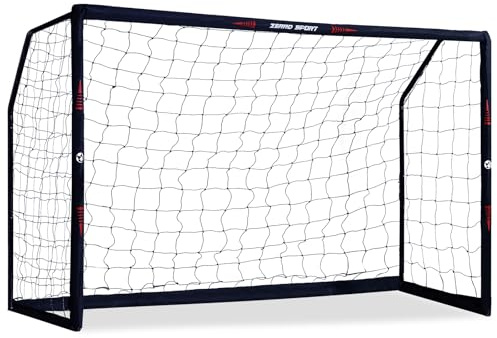 ZERRO Fussballtor Outdoor 300cm Sportarten Fußballtor, für Erwachsene Kinder zum Spielen Trainieren im Garten 300x120x200cm