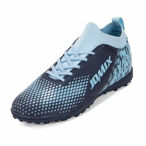 JOMIX Scarpe da Calcetto Calcio Unisex Bambini Ragazzi Adolescenti – Multitacchetti TF per Campi Sintetici ed Erba Artificiale – Leggere Resistenti Antiscivolo WOS250436