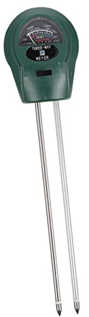 JOINPAYA Analizzatore 3 in 1 Test Di Umidità e Ph Per Giardinaggio, Strumento Digitale Per Analisi Terra Misuratore Luce, Accessorio Resistente Per Coltivazione Piante