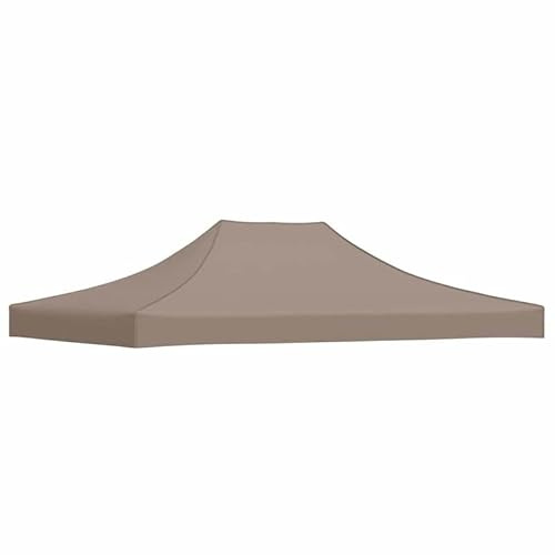 Partyzelt-Dach 4,5x3 m Taupe 270 g/m² - Pavillon-Rahmen für Garten, Camping & Outdoor - Hochwertiges, wetterfestes Material - Ideal für Feste & Events