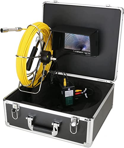 Videocamera industriale per ispezione endoscopio con contatore, scheda SD da 8 GB, IP68 impermeabile per manutenzione di tubi e macchinari