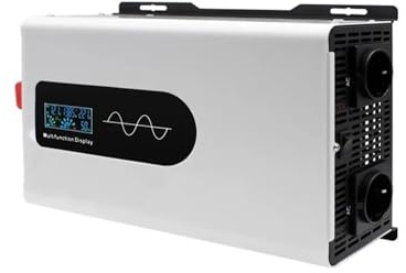 Transformateur Convertisseur Batterie Externe Portable Onduleur Solaire pour Voiture Transformateur 10000 W 10 KW 6600 W Onduleur Sinusoïdal Pur DC 12 V 24 V AC 220 V Onduleur(96V,10000W Remote)