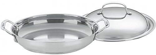 Cuisinart 725-30D Chef's Classic Stainless 12-Inch Everyday Pan with Dome Cover, Silver