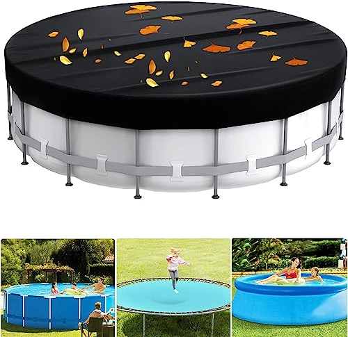 Abdeckplane Pool Rund Planenmaß Ø 244cm, Winterabdeckplane Poolabdeckung, Rund Poolabdeckung für Rund Pools, Poolabdeckplane, UV-resistente Sommer & Winter Solar Pool Abdeckplane (244cm)