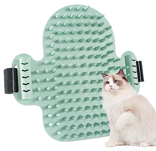 itrimaka Pet Corner Groomers Massagebürste | Cat Self Groomer Eckbürste - Weiche Wandpfleger zum Fellpflegen und Kratzen, Fellpflegebürstenkratzer mit Katzenminze für Hunde, Katzen