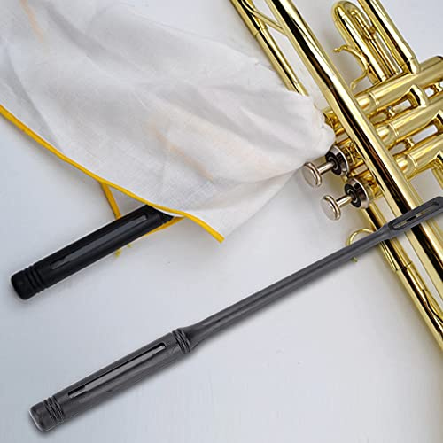 Xiuganpo Set di Strumenti per la Pulizia della Tromba in Plastica con Spazzole per le Chiavi del Bocchino, Materiale della Spazzola Morbido e Resistente, Adatto per la Pulizia delle Parti in Ottone