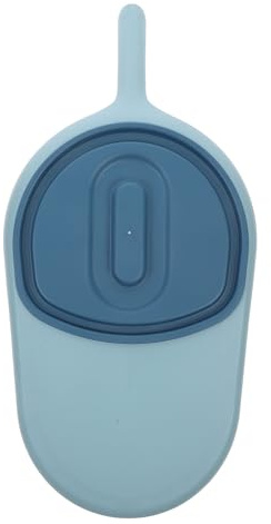 VILLCASE Vasino da Letto per Anziani con Coperchio in Pp Multifunzionale, Design Moderno e Semplice, per Pazienti Costretti a Letto e Donne in Gravidanza, Colore Azzurro