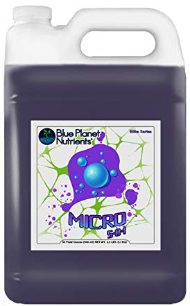 Blue Planet Nutrients Elite Micro Gallon (128 oz) | Grow Flowers, Herbs, Vegetables, Fruit | Soil Hydroponic Aeroponic Coco Coir Soil-Less | for All Plants & Gardens