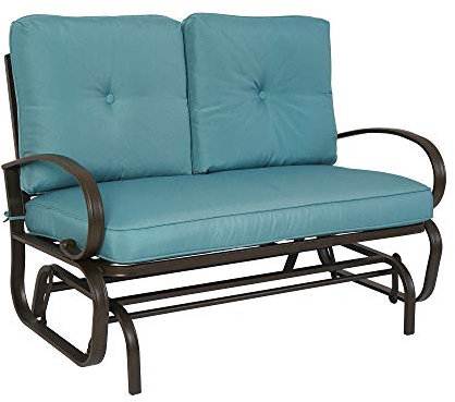 Kozyard Schaukelstuhl, glatt Blue blau