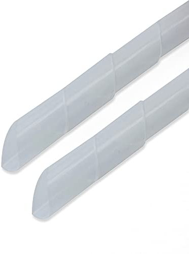 BeMatik - Kabelschlauch Kabelkanal Spirale Kabel Organisator Weisse 8-60 mm Länge 5 m