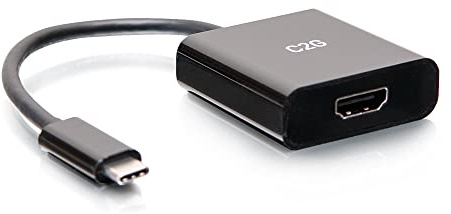 C2G USB-C® zu HDMI® Adapter-Konverter – 4K 60 Hz Kompatibel mit MacBook Pro/Air, iPad Pro/Air, Galaxy, Surface Pro, XPS usw.