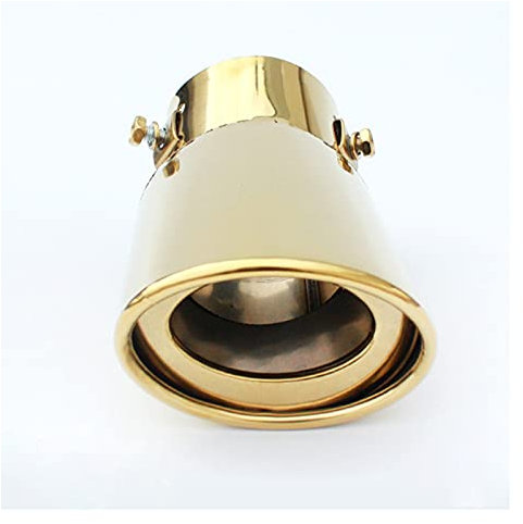 LAZIRO 1pc Universale in Acciaio Inox Acciaio Inox grigliato for Tubo di Scarico del Tubo del Tubo di Scarico della Punta della Vettura della Macchina del Tubo del Tubo di Scarico dell'auto