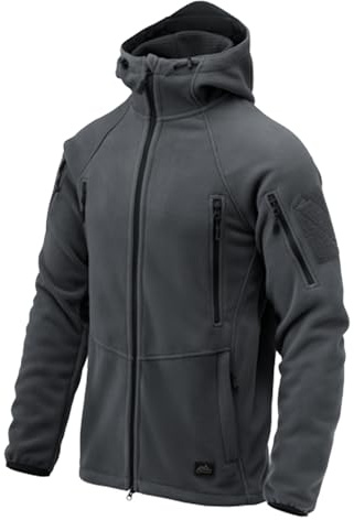 Helikon-Tex Patriot Fleece Jacket MK 2 - Taktischer Kapuzen-Pullover Full-Zip mit vielen Taschen