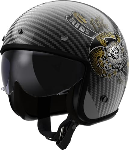 LS2, Jet-Motorradhelm BOB II CARBON Custom, S