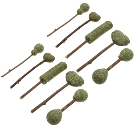 VANZACK 10stücke Katzenminze-Sticks Gemischter Stil Natürliche Katzenminze-bälle Katzensnacks Zum Kauen Und Lecken -lutscher Für Drinnen