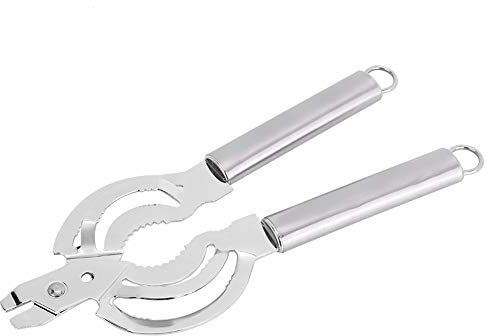 Apribottiglie Apriscatole, Barattoli, Bottiglie, Apricoperchi per Lattine, Estrattore Manuale per Tappi in Acciaio Inossidabile, Uno Strumento da Cucina per Anziani, Mani Deboli, Gadget Vintage per Tr
