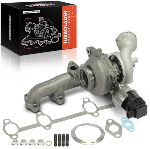 Frankberg Turbolader Abgasturbolader mit Dichtungen Diesel Kompatibel mit A3 8P1 1.9L 2003-2010 Golf V 1K1 1.9L 2004-2008 P.a.s.s.a.t 3C2 1.9L 2008-2008 Replace# 038253014Q