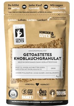 Bremer Gewürzhandel Knoblauchgranulat, getoastet, gerösteter Knoblauch, Knoblauchgewürz, 50g