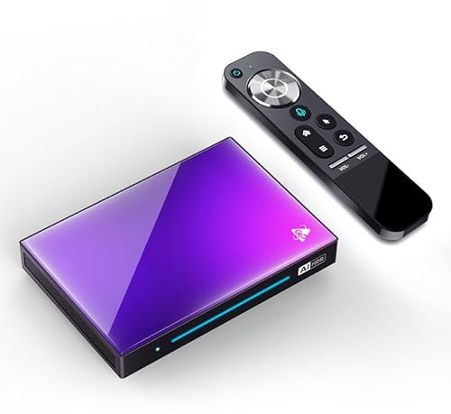 CHROX Boîtier TV Android 14.0, Boîtier TV Intelligent H96 Max M9 RK3566 CPU Cortex-A53 4K/8K 2.4G/5G Double Bande avec BT 5.0 3D/HDR10, Décodeur 8K Ultra HD,8gb+128gb