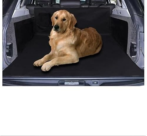 Auto Kofferraum Hundedecke für Ford C-Max Facelift ab Bj.2015, Kofferraumschutz Hund,wasserabweisend & pflegeleicht,Kofferraumschutz Hund mit Seiten- und Ladekantenschutz