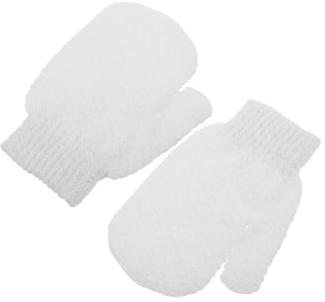 Baluue Guantes De Baño Exfoliantes Para Scrub Guantes De Ducha Material De Esponja Vegetal Para Fregar El Cuerpo La Ducha