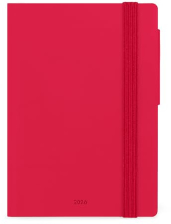 Legami - Agenda Settimanale Small 2026, Cherry Bomb, 12 Mesi, Chiusura con Elastico, Diario da Gennaio 2026 a Dicembre 2026, in Carta FSC Certificata, 9.5 x 13.5 cm