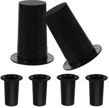 Hemobllo 6pezzi Supporto per Microfono da Tavolo Base Portamicrofono in Plastica Robusta Accessorio per Microfono per Ufficio e Casa Fondo Antiscivolo
