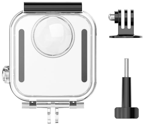 Copertura impermeabile trasparente subacquea per action camera superfici antigraffio montaggio multiaccessorio struttura compatta fotocamera guscio impermeabile