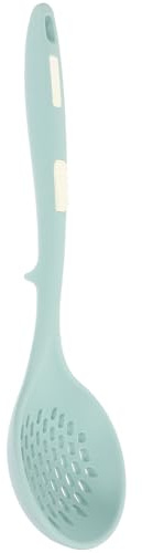 Angoily Colador De Silicona Ranurado Cuchara Para Espumadera y Pasta Utensilio De Cocina Para Cocinar Servir Fideos y Otros Alimentos