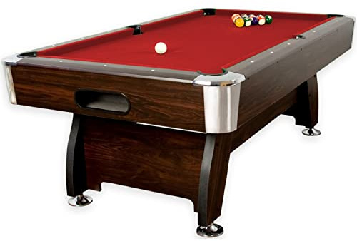 GAMES PLANET 7 ft Billardtisch Premium“ + Zubehör, 9 Farbvarianten, 214x122x82 cm (LxBxH)