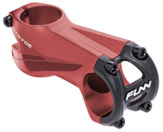 Funn Stryge Cykel Drop Styrstam med -5 Grad - Längd 75mm styrstam med 31.8mm Styrfäste, Styrstam för Mountainbike, BMX-cykel, Landsvägscykel och Gruscykel (Röd)