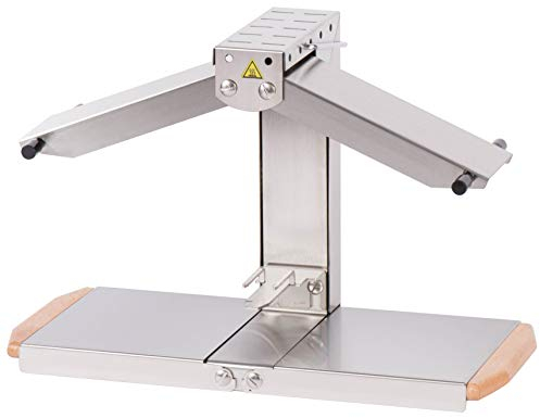 Louis Tellier | Raclettegerät Brézière® Signature Edelstahl | 1/4 oder 1/6 Käselaib | 1-4 Personen | 900W | 230V | Höhenverstellbar | Klappbar | Sicherheitsschalter | Made in France
