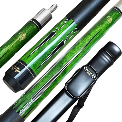 Tai ba cues Billardqueue aus kanadischem Ahorn, 147,3 cm, mit Tasche, 13 mm Spitze, 540 - 595 g